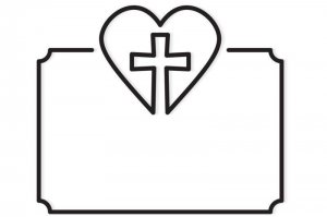 klepsydry, serce, krzyż